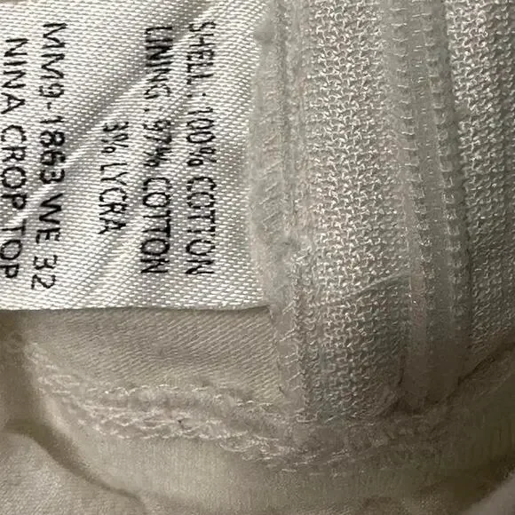 Vintage  Cami With Cute Laced Ruffles Size Medium 100% Cotton Perfect For Summer - Picture 4 of 4